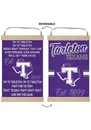 KH Sports Fan Tarleton State Texans Fight Song Reversible Banner Sign