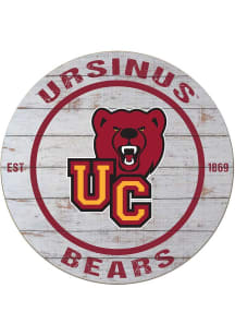 KH Sports Fan Ursinus Bears 20x20 Weathered Circle Sign