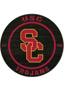 KH Sports Fan USC Trojans 20x20 Colored Circle Sign