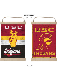 KH Sports Fan USC Trojans Reversible Retro Banner Sign