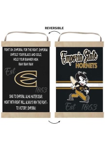 KH Sports Fan Emporia State Hornets Fight Song Reversible Banner Sign