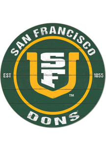 KH Sports Fan USF Dons 20x20 Colored Circle Sign