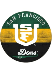 KH Sports Fan USF Dons 20x20 Retro Multi Color Circle Sign