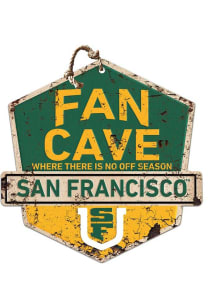 KH Sports Fan USF Dons Fans Welcome Rustic Badge Sign