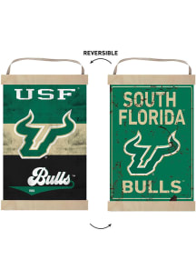 KH Sports Fan USF Dons Faux Rusted Reversible Banner Sign
