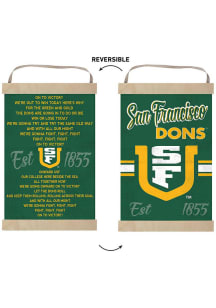KH Sports Fan USF Dons Fight Song Reversible Banner Sign