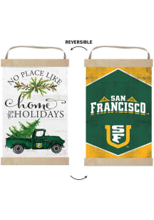 KH Sports Fan USF Dons Holiday Reversible Banner Sign
