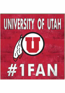 KH Sports Fan Utah Utes 10x10 #1 Fan Sign