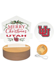 Utah Utes Holiday Light Set Desk Accessory