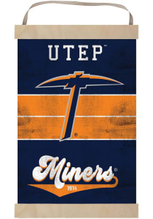 KH Sports Fan UTEP Miners Reversible Retro Banner Sign