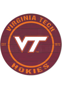 KH Sports Fan Virginia Tech Hokies 20x20 Colored Circle Sign
