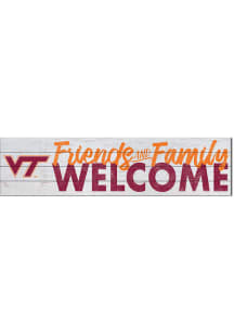 KH Sports Fan Virginia Tech Hokies 40x10 Welcome Sign