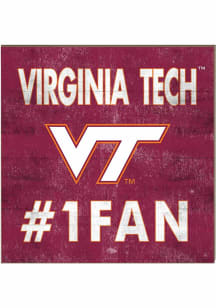 KH Sports Fan Virginia Tech Hokies 10x10 #1 Fan Sign