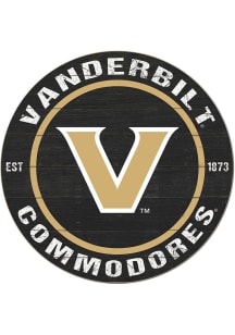 KH Sports Fan Vanderbilt Commodores 20x20 Colored Circle Sign