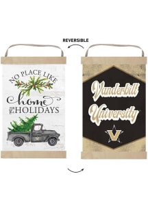 KH Sports Fan Vanderbilt Commodores Holiday Reversible Banner Sign