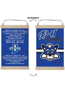 KH Sports Fan Indiana State Sycamores Fight Song Reversible Banner Sign