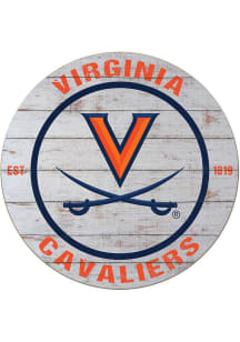 KH Sports Fan Virginia Cavaliers 20x20 Weathered Circle Sign