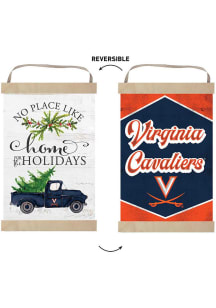 KH Sports Fan Virginia Cavaliers Holiday Reversible Banner Sign