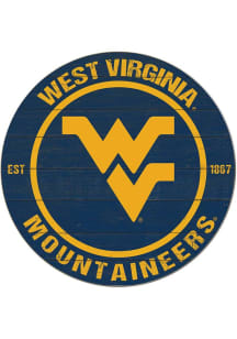 KH Sports Fan West Virginia Mountaineers 20x20 Colored Circle Sign
