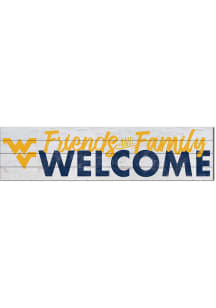 KH Sports Fan West Virginia Mountaineers 40x10 Welcome Sign