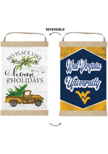 KH Sports Fan West Virginia Mountaineers Holiday Reversible Banner Sign