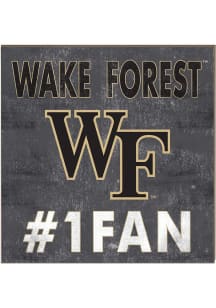 KH Sports Fan Wake Forest Demon Deacons 10x10 #1 Fan Sign