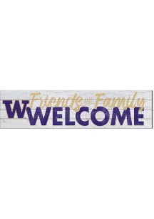KH Sports Fan Washington Huskies 40x10 Welcome Sign