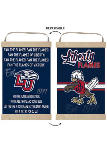 KH Sports Fan Liberty Flames Fight Song Reversible Banner Sign