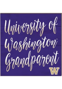 KH Sports Fan Washington Huskies 10x10 Grandparents Sign