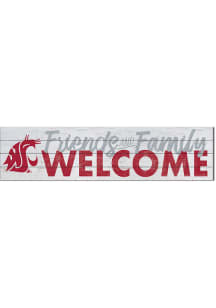 KH Sports Fan Washington State Cougars 40x10 Welcome Sign
