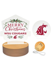 Washington State Cougars Holiday Light Set Desk Accessory