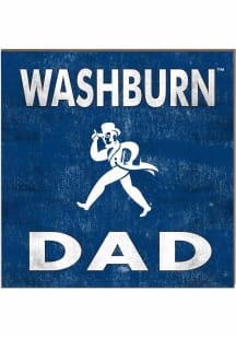 KH Sports Fan Washburn Ichabods 10x10 Dad Sign