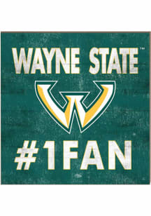 KH Sports Fan Wayne State Warriors 10x10 #1 Fan Sign