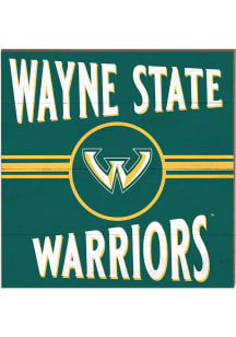 KH Sports Fan Wayne State Warriors 10x10 Retro Sign