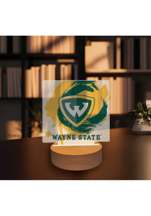 Wayne State Warriors Paint Splash Light Desk Accessory