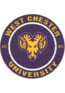 KH Sports Fan West Chester Golden Rams 20x20 Colored Circle Sign
