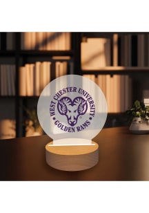 West Chester Golden Rams Logo Light Desk Accessory
