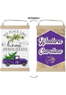 KH Sports Fan Western Carolina Holiday Reversible Banner Sign