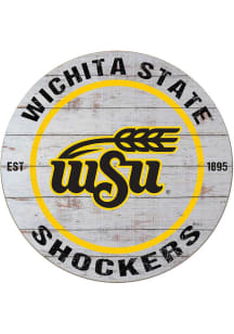 KH Sports Fan Wichita State Shockers 20x20 Weathered Circle Sign