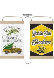KH Sports Fan Wichita State Shockers Holiday Reversible Banner Sign