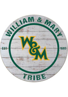 KH Sports Fan William &amp; Mary Tribe 20x20 Weathered Circle Sign