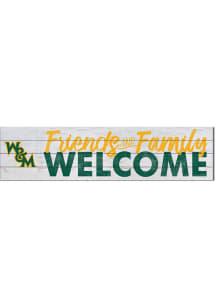 KH Sports Fan William &amp; Mary Tribe 40x10 Welcome Sign