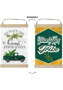 KH Sports Fan William &amp; Mary Tribe Holiday Reversible Banner Sign