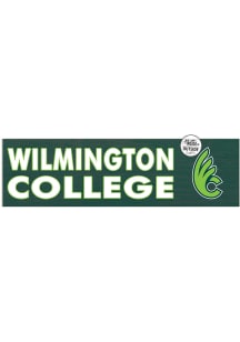 KH Sports Fan Wilmington College Quakers 35x10 Indoor Outdoor Colored Logo Sign