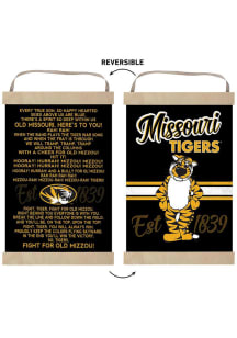 KH Sports Fan Missouri Tigers Fight Song Reversible Banner Sign