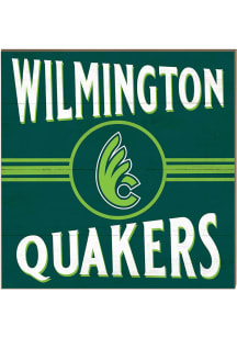 KH Sports Fan Wilmington College Quakers 10x10 Retro Sign
