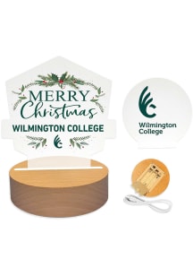 Wilmington College Quakers Holiday Light Set Desk Accessory