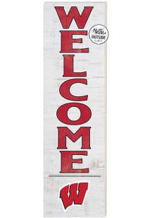KH Sports Fan Wisconsin Badgers 10x35 Welcome Sign