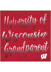 KH Sports Fan Wisconsin Badgers 10x10 Grandparents Sign