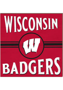 KH Sports Fan Wisconsin Badgers 10x10 Retro Sign